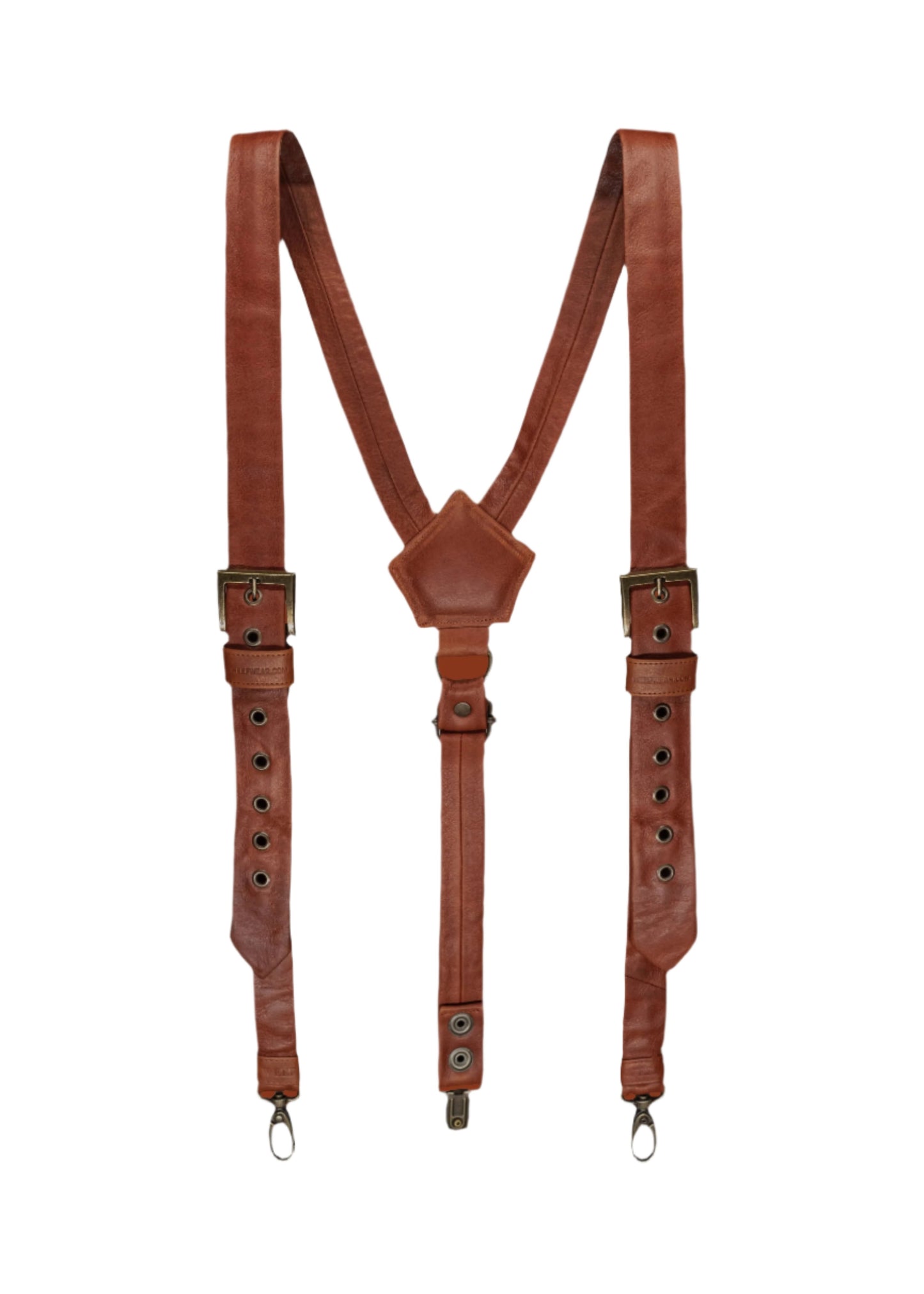 Charlie Brown Handmade Suspenders Leather