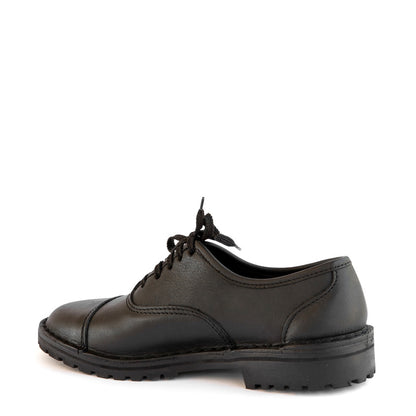 Classic Black Oxford Handmade Leather