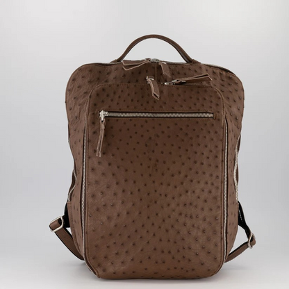 Modern Ostrich Handmade Backpack